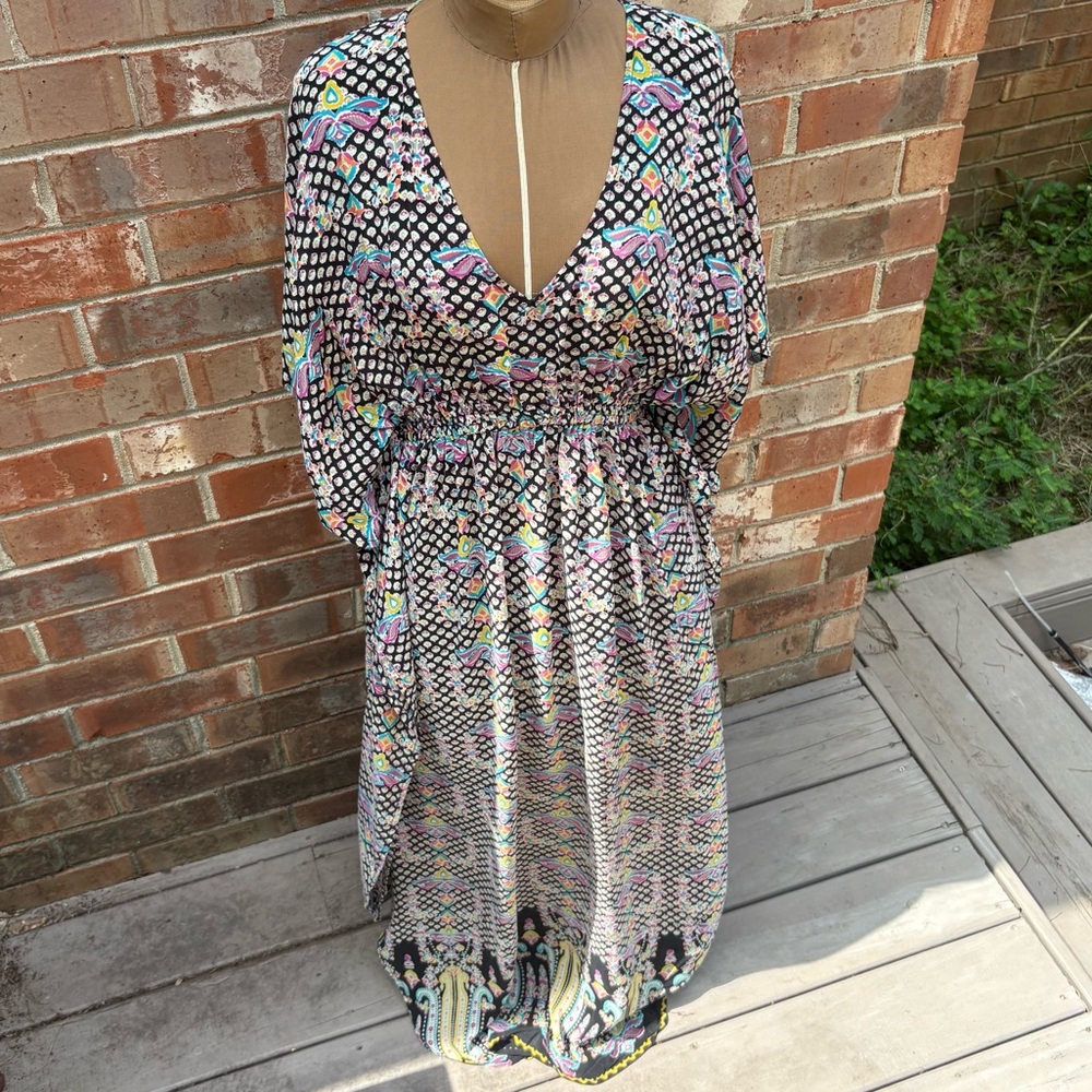 Tolani Kimono Sleeve Maxi Dress please
